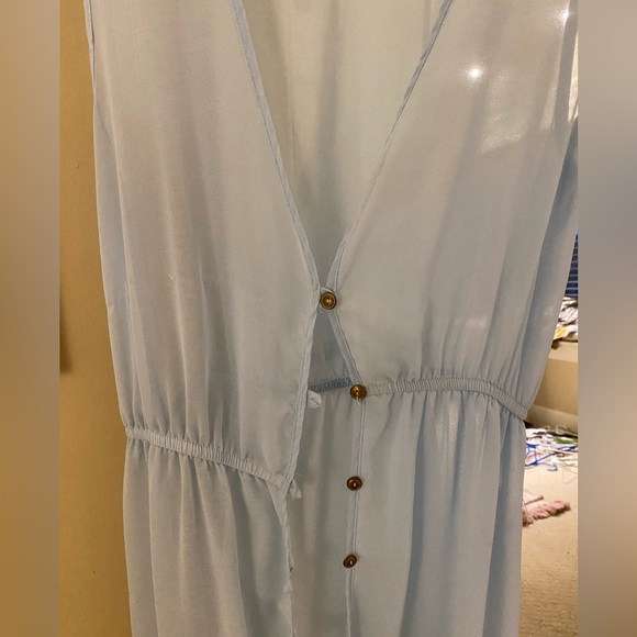 Light Blue Coverup - Picture 2 of 3